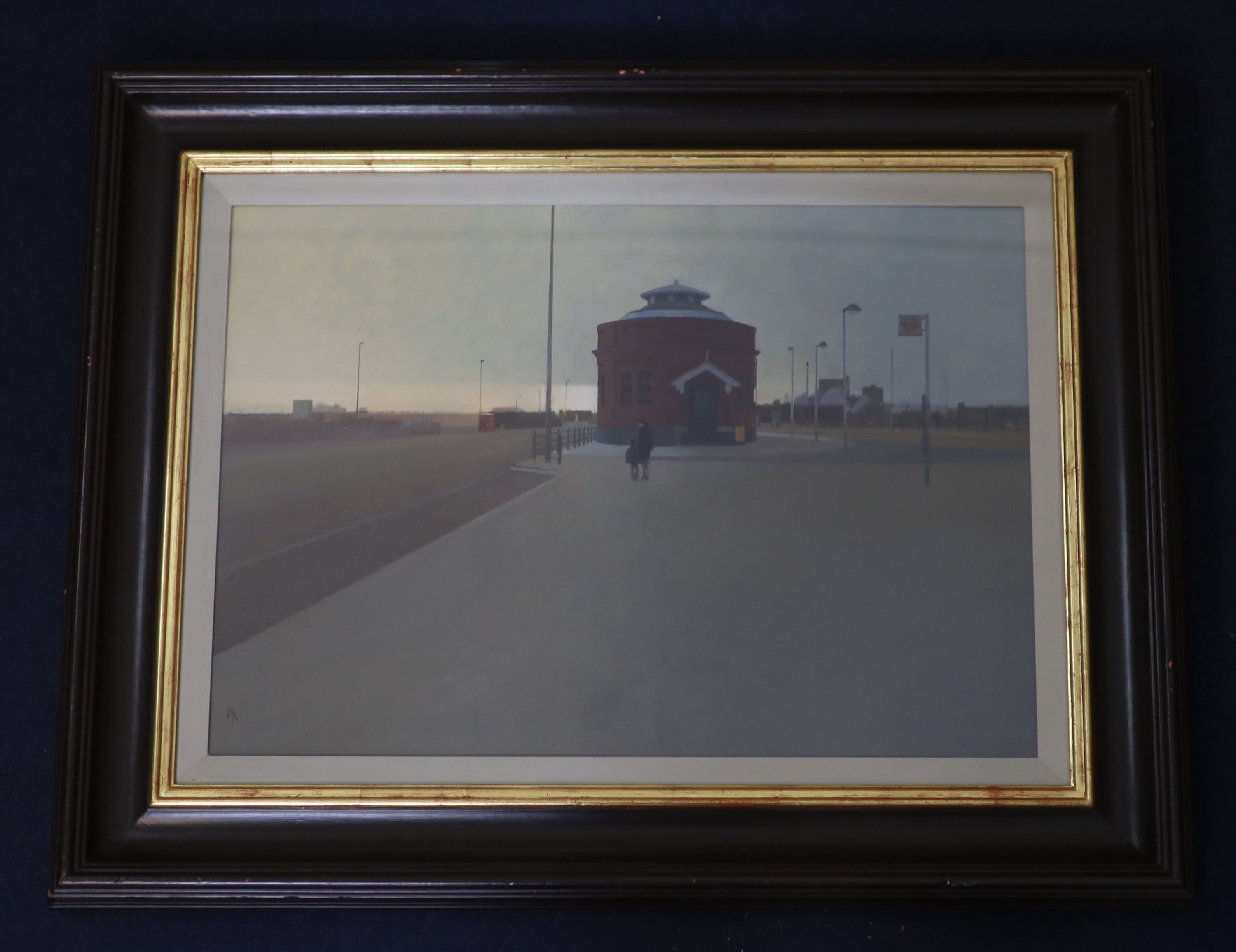 Peter Kelly R.B.A. (1931-2019), 'The Rotunda, Woolwich', oil on canvas, 42 x 61cm.